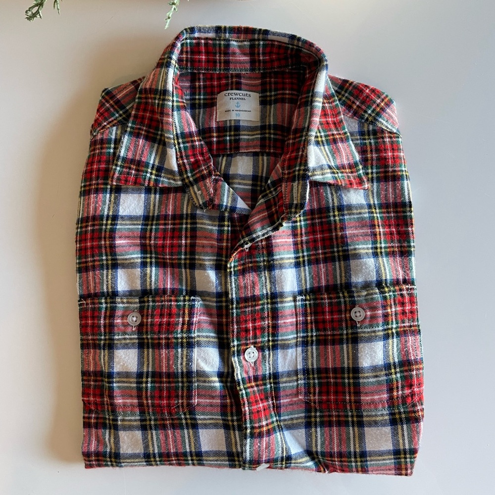 J.Crew Kids Flannel Plaid Shirt